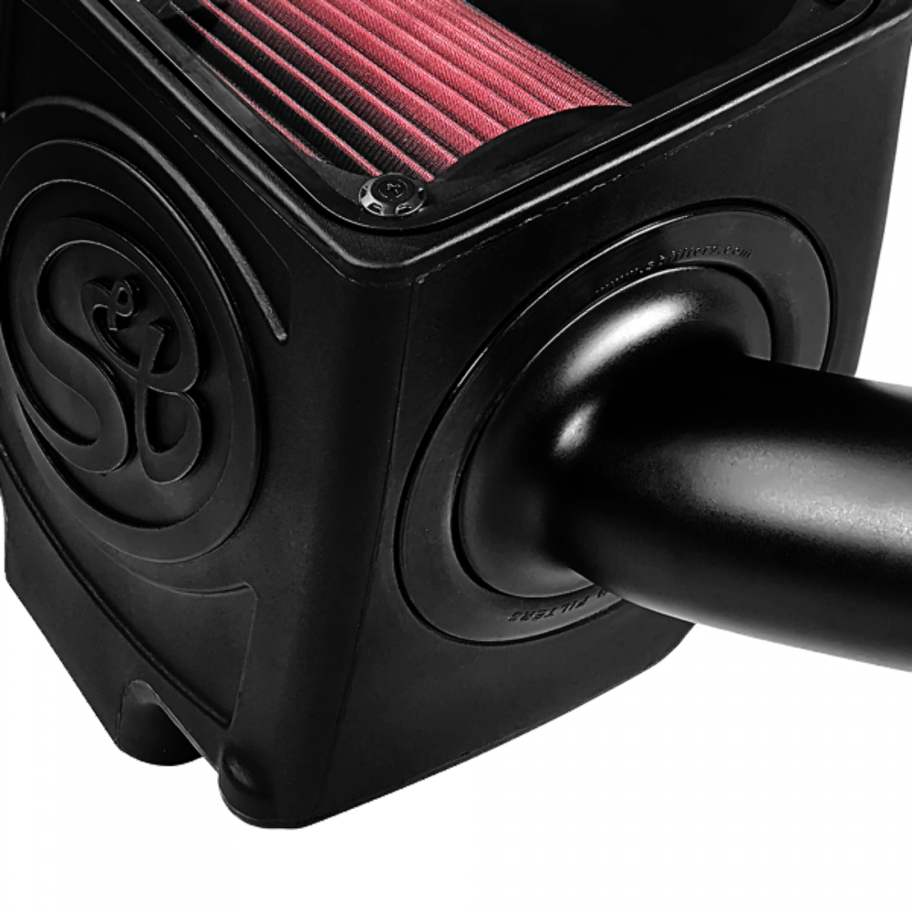 S&B Filter 75-5110 Cold Air Intake For 16-19 Silverado/Sierra 2500, 3500 6.0L Cotton Cleanable Red