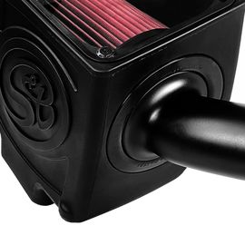 S&B Filter 75-5110 Cold Air Intake For 16-19 Silverado/Sierra 2500, 3500 6.0L Cotton Cleanable Red