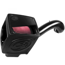 S&B Filter 75-5110 Cold Air Intake For 16-19 Silverado/Sierra 2500, 3500 6.0L Cotton Cleanable Red