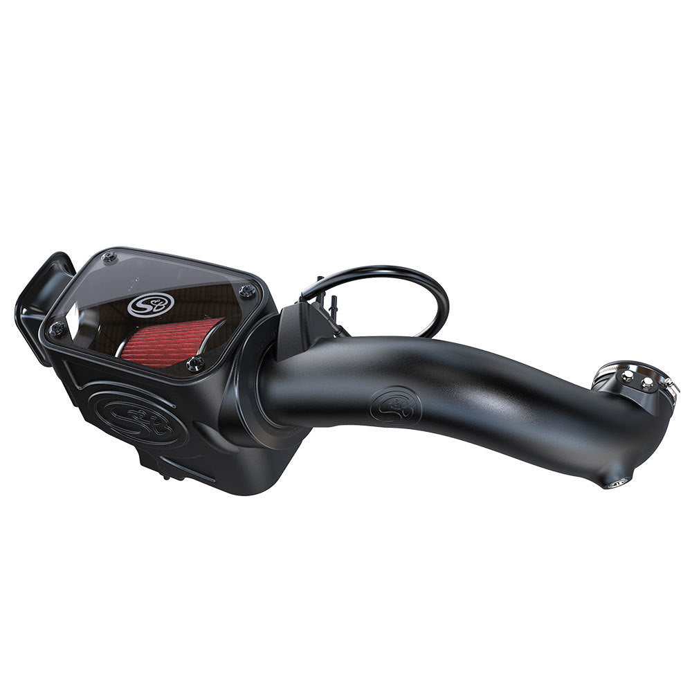 S&B Filter 75-5129 Cold Air Intake For 18-21 Jeep Wranlger JL 2.0L Turbo Oiled Cotton Cleanable Red