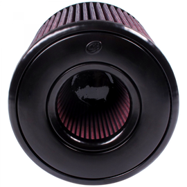 S&B Filter CR-91051 Air Filter for Competitor Intakes AFE XX-91051 Oiled Cotton Cleanable Red