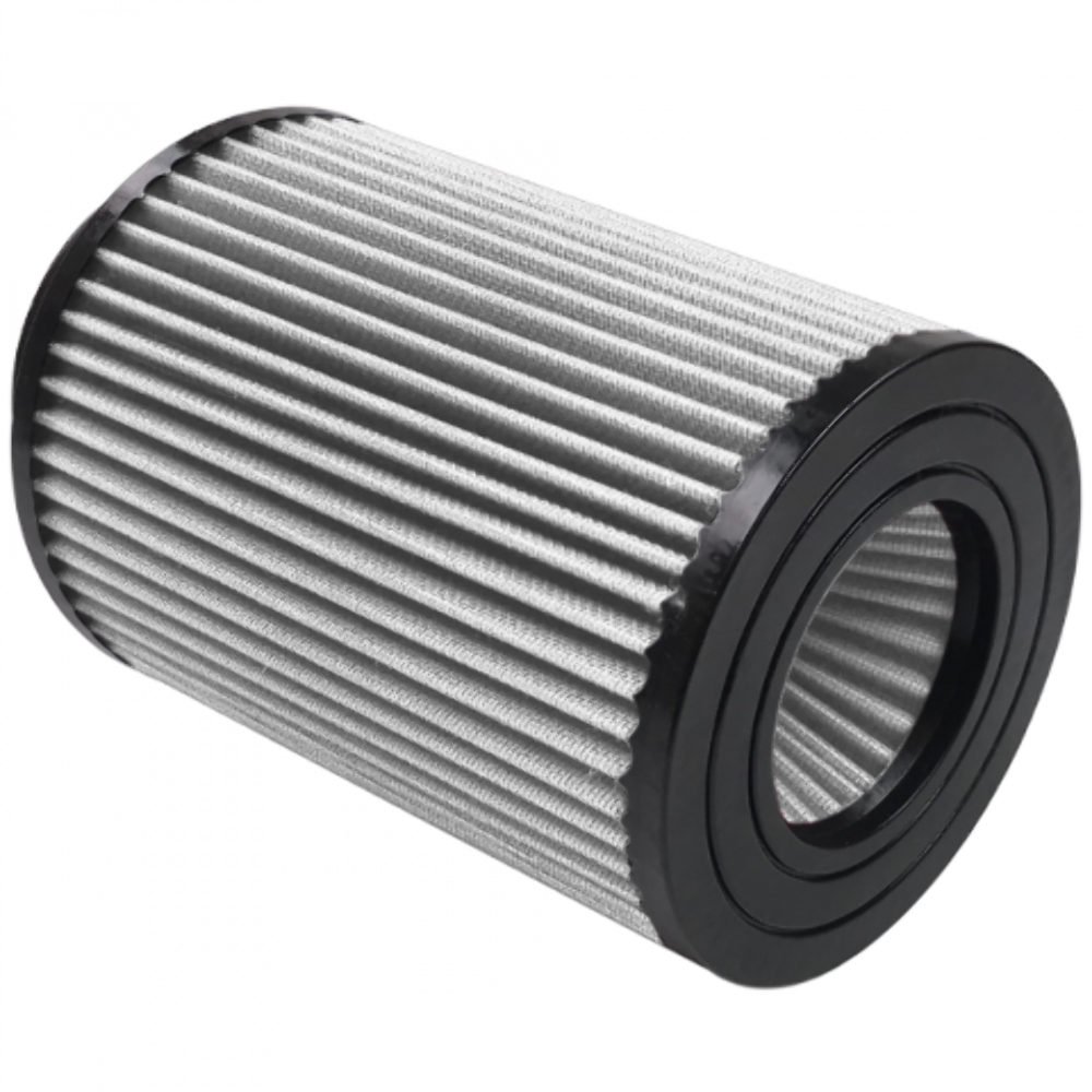 S&B Filter KF-1041D Air Filter For Intake Kits 75-5027 Dry Extendable White