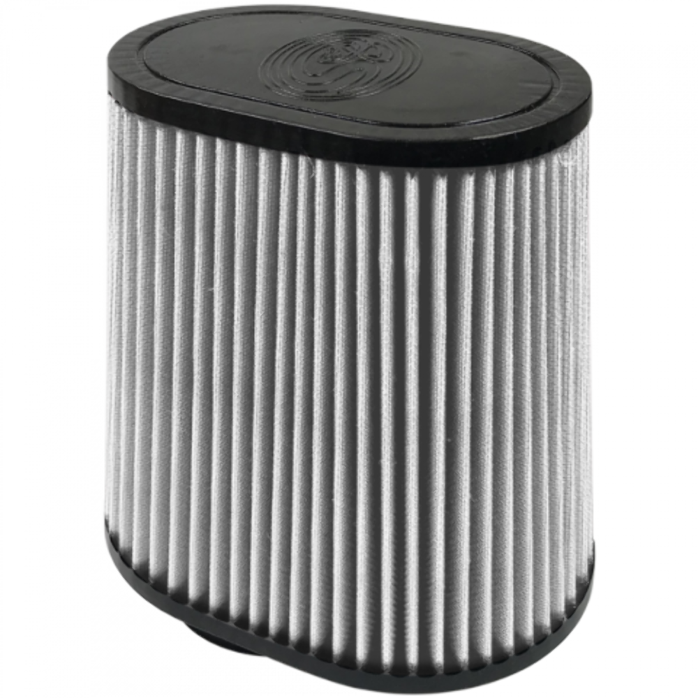 S&B Filter KF-1042D Air Filter For Intake Kits 75-5028 Dry Extendable White