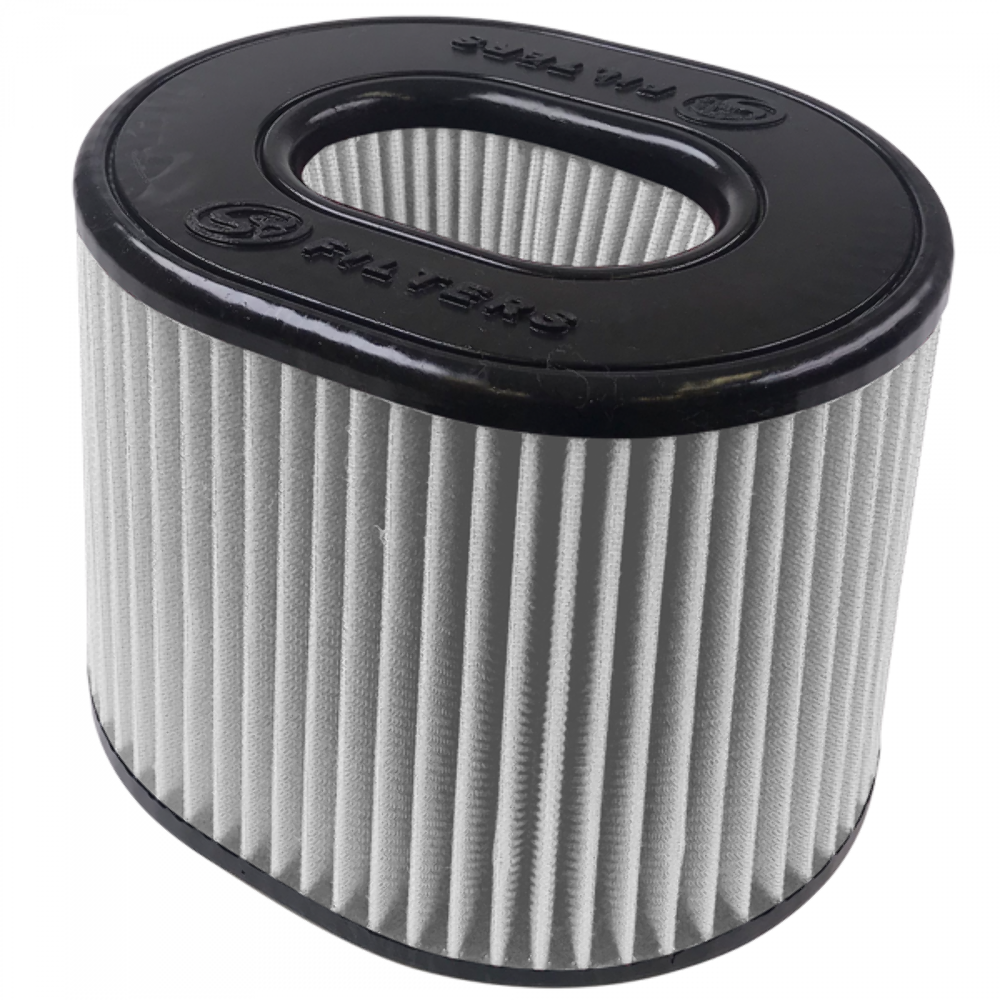 S&B Filter KF-1068D Air Filter For Intake Kits 75-5021 Dry Extendable White