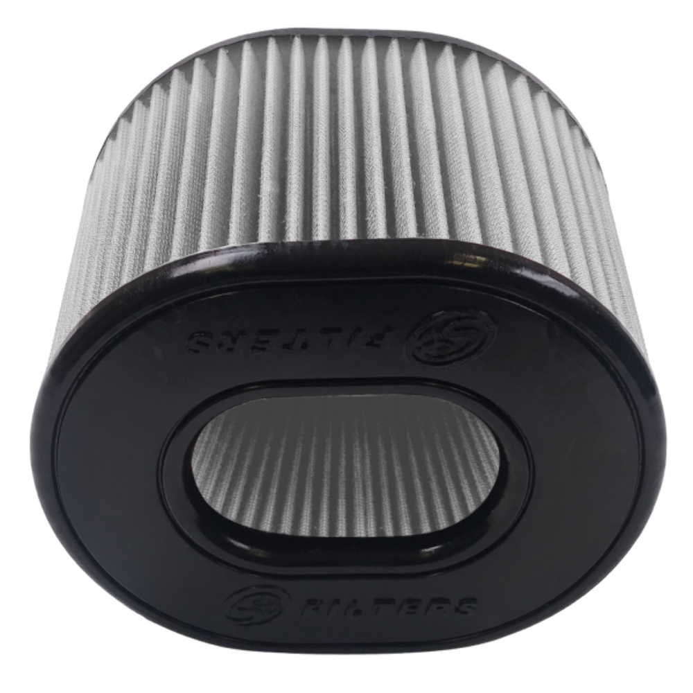 S&B Filter KF-1068D Air Filter For Intake Kits 75-5021 Dry Extendable White