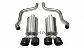 Corsa Performance 14960BLK Xtreme Axle-Back Exhaust System Fits 05-08 Corvette