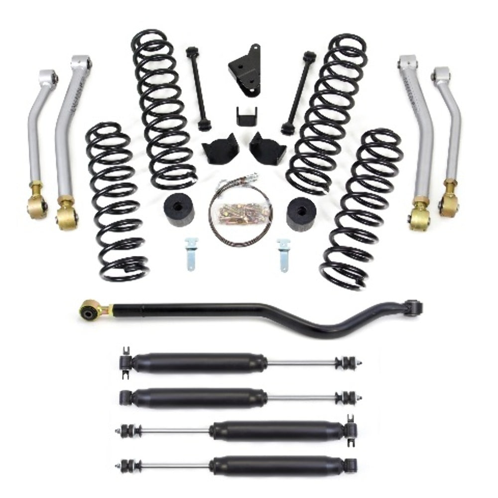 ReadyLift 49-6132 Spring And Arm Kit w/Shocks Fits 07-16 Wrangler