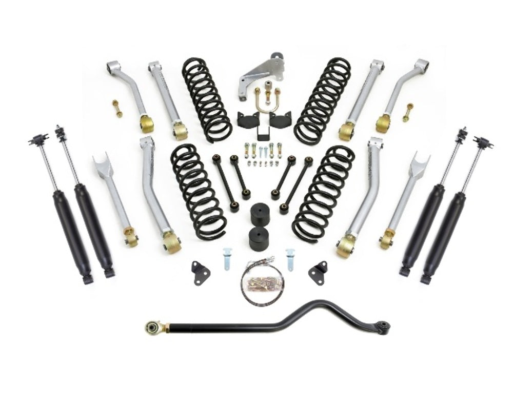 ReadyLift 49-6433 Spring And Arm Kit w/Shocks Fits 07-16 Wrangler