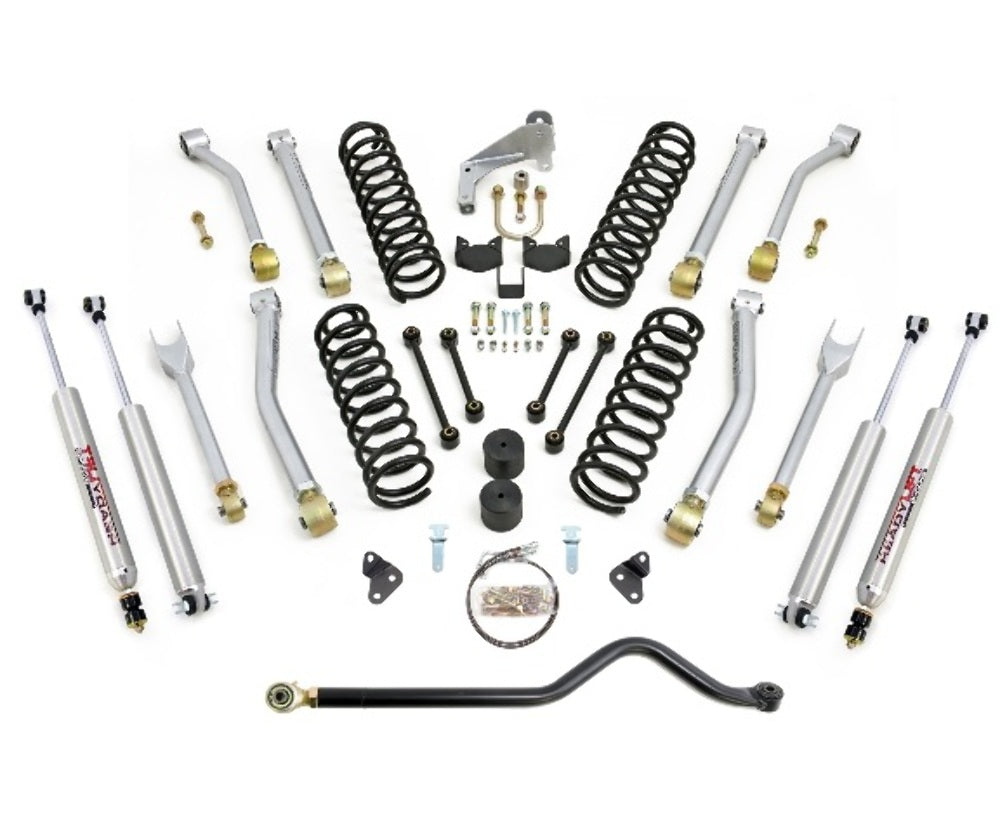 ReadyLift 49-6492 Spring And Arm Kit w/Shocks Fits 07-16 Wrangler