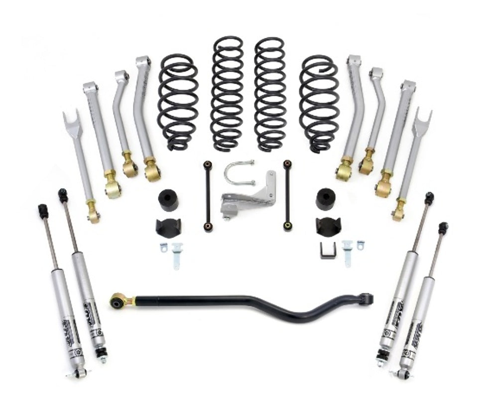 ReadyLift 49-6553 Spring And Arm Kit w/Shocks Fits 07-16 Wrangler