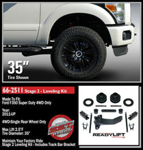 Load image into Gallery viewer, ReadyLift 66-2511 2.5 in. Front Leveling Kit Stage II Coil Spacers
