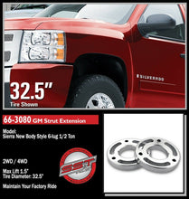 Load image into Gallery viewer, ReadyLift 66-3080 1.5 in. Front Leveling Kit Billet Aluminum Strut Extensions