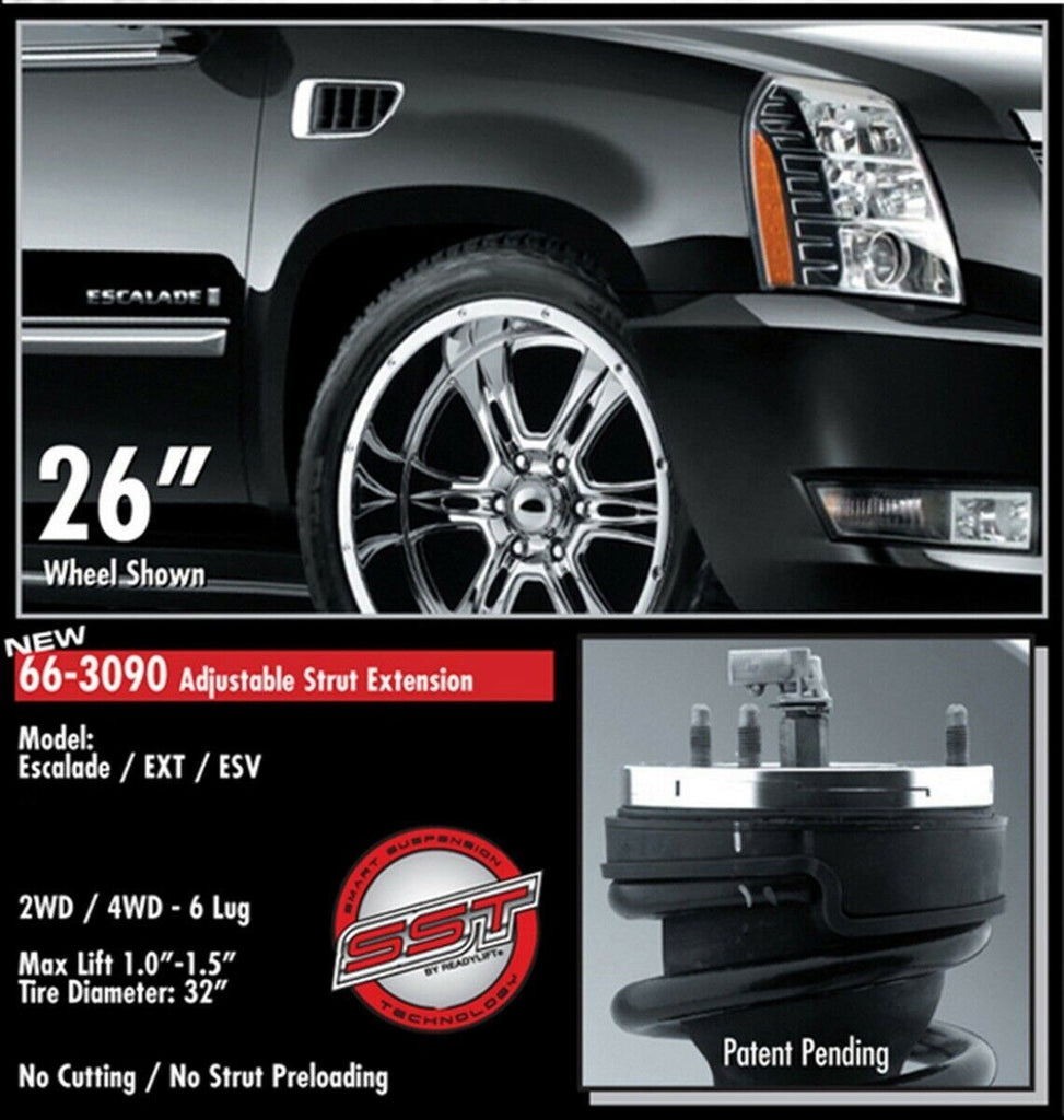 ReadyLift 66-3090 1.5 in. Front Leveling Kit Billet Aluminum Strut Extensions