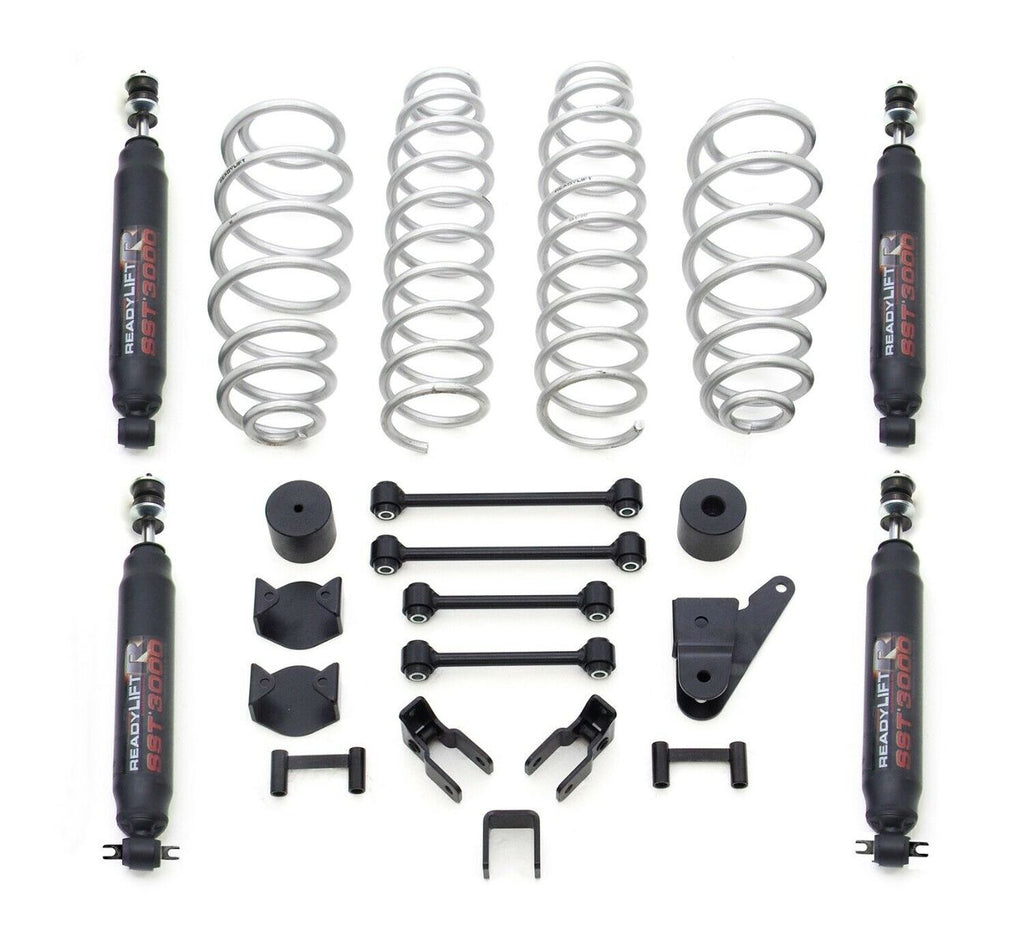 ReadyLift 69-6201 SST Lift Kit w/Shocks Fits 07-18 Wrangler (JK)