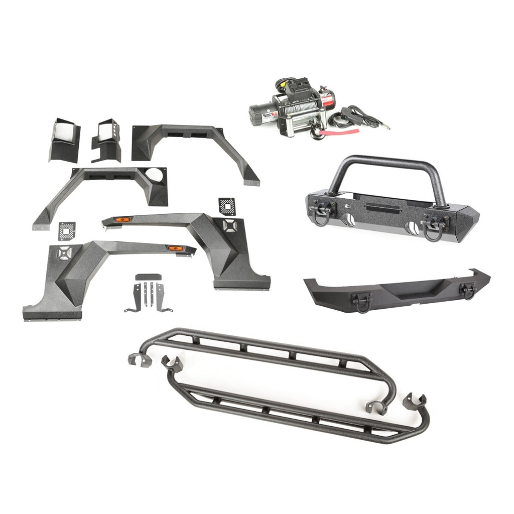 Rugged Ridge 11615.51 XHD Armor Package Fits 07-18 Wrangler (JK)