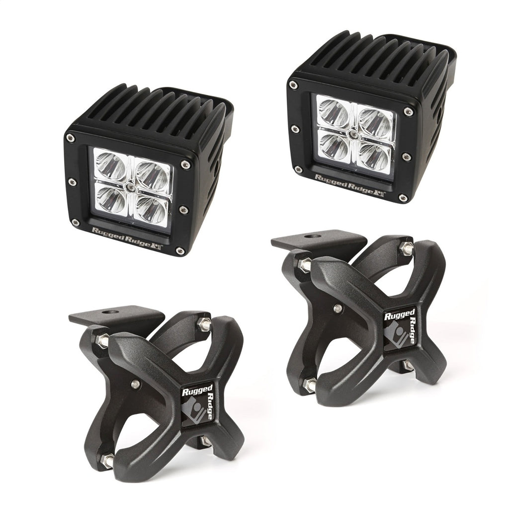 Rugged Ridge 15210.38 X-Clamp And LED Light Kit