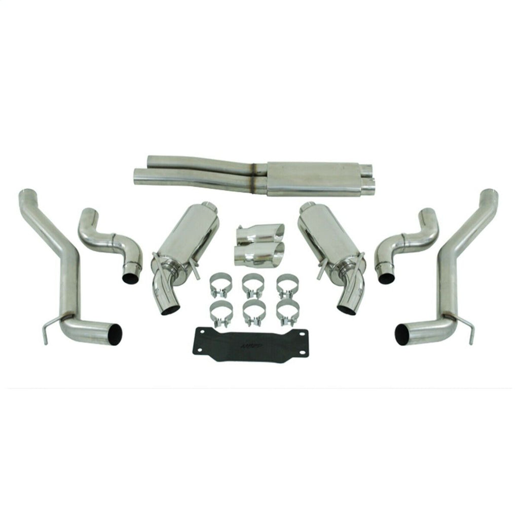 MBRP Exhaust S7024304 Pro Series Cat Back Exhaust System Fits 10-15 Camaro