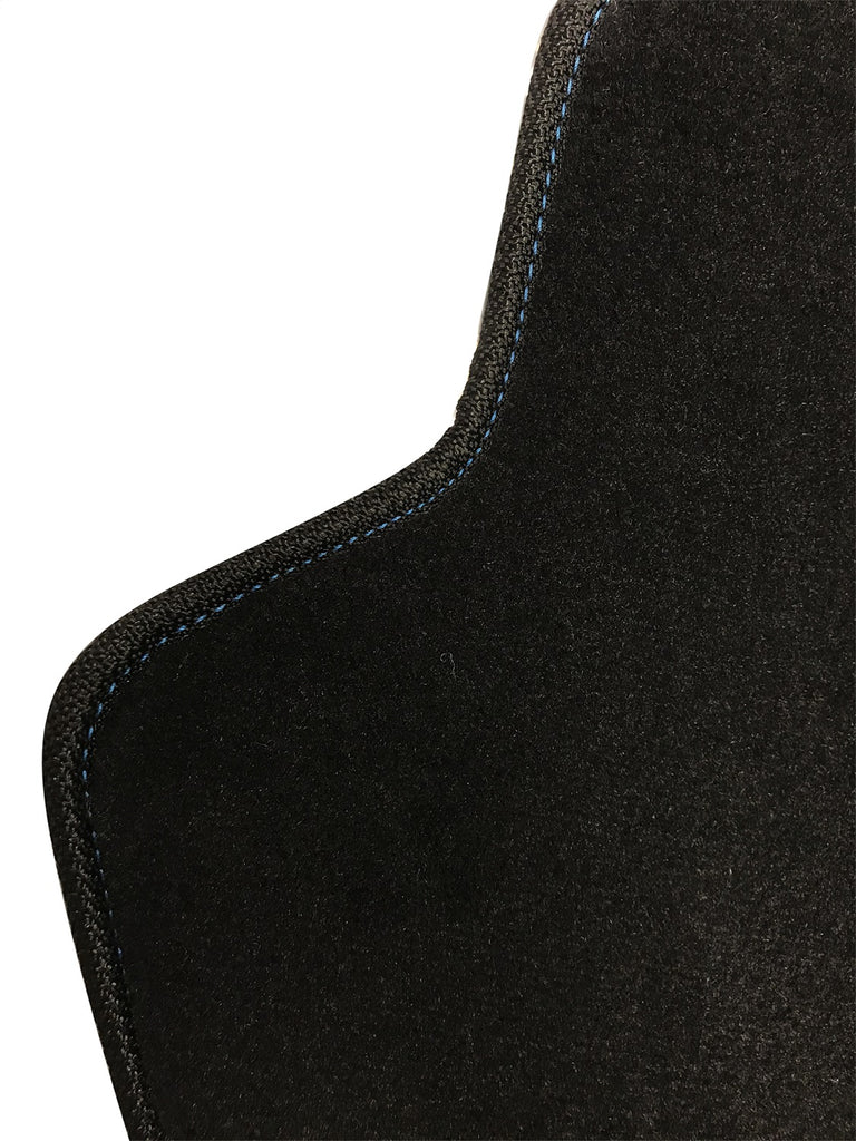 Drake Muscle FMS15-01-BLU Floor Mats Fits 15-21 Mustang