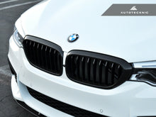 Load image into Gallery viewer, AutoTecknic BM-0252 Dry Carbon Fiber Front Grilles Covers G30 5-Series