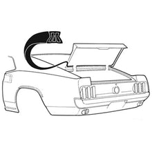 Load image into Gallery viewer, Scott Drake C9ZZ-6343720-A Trunk Lid Seal Fits 69-70 Mustang