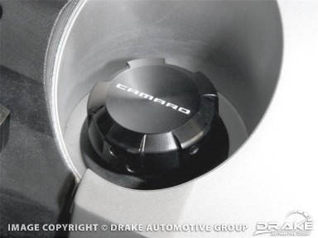 Drake Muscle CA-120005-BLK Oil Cap Cover Fits 10-14 Camaro