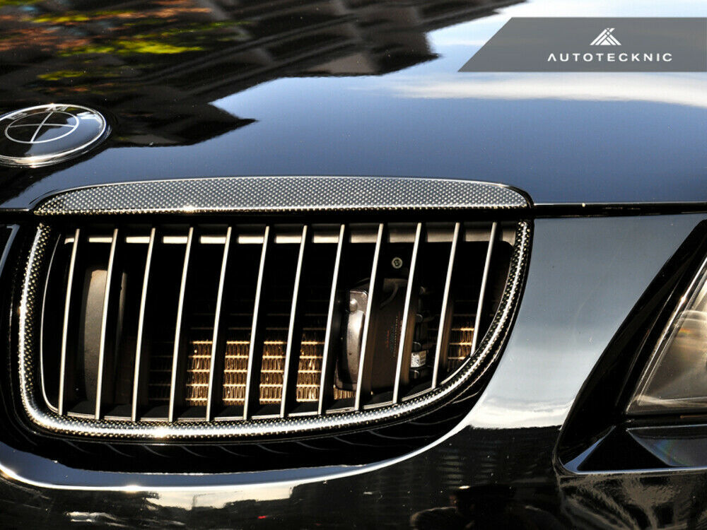 AutoTecknic BM-0064 Carbon Fiber Front Grilles E90 Pre-LCI 3-Series Sedan