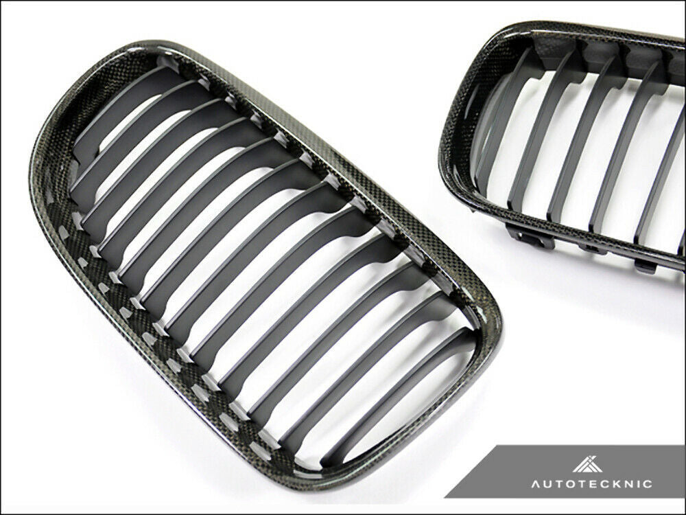 AutoTecknic BM-0222 Carbon Fiber Front Grilles E90 LCI