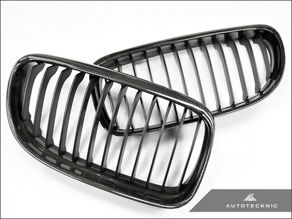 AutoTecknic BM-0222 Carbon Fiber Front Grilles E90 LCI