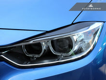 Load image into Gallery viewer, AutoTecknic BM-0235-CF Carbon Headlight Covers F30 3 Series Sedan