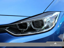 Load image into Gallery viewer, AutoTecknic BM-0235-CF Carbon Headlight Covers F30 3 Series Sedan