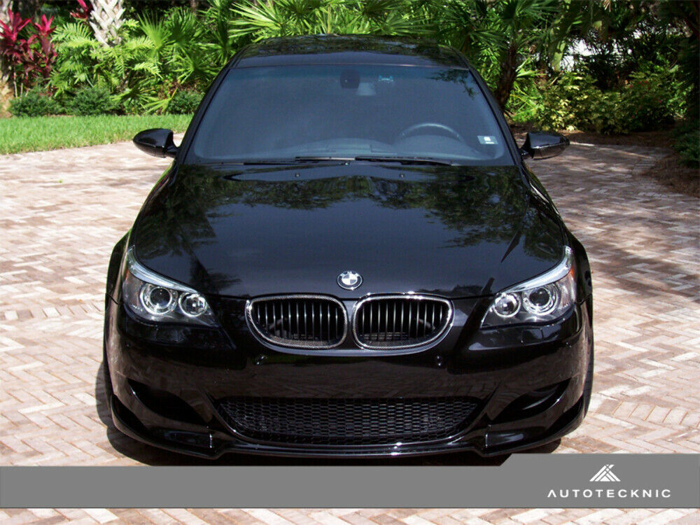 AutoTecknic BM-0068 Carbon Fiber Front Grilles E60 5-Series Sedan