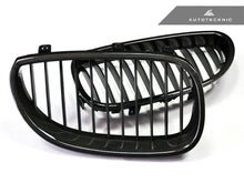 Load image into Gallery viewer, AutoTecknic BM-0068 Carbon Fiber Front Grilles E60 5-Series Sedan