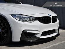 Load image into Gallery viewer, AutoTecknic BM-0017 Carbon Fiber Performance Style Front Splitters F80 M3