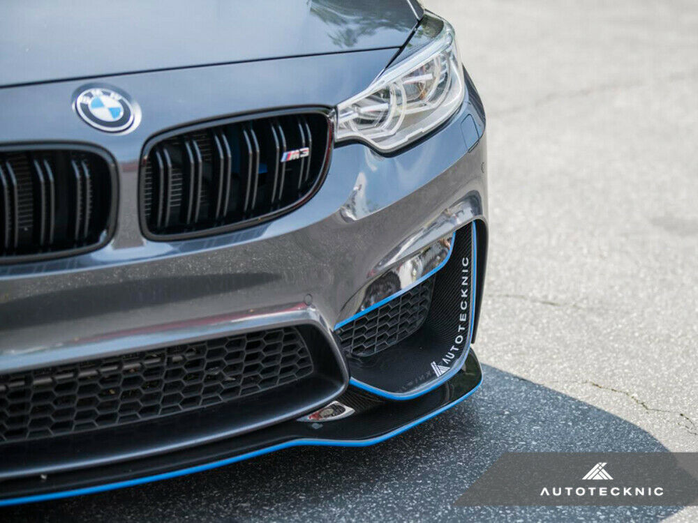 AutoTecknic BM-0017 Carbon Fiber Performance Style Front Splitters F80 M3