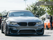 Load image into Gallery viewer, AutoTecknic BM-0017 Carbon Fiber Performance Style Front Splitters F80 M3