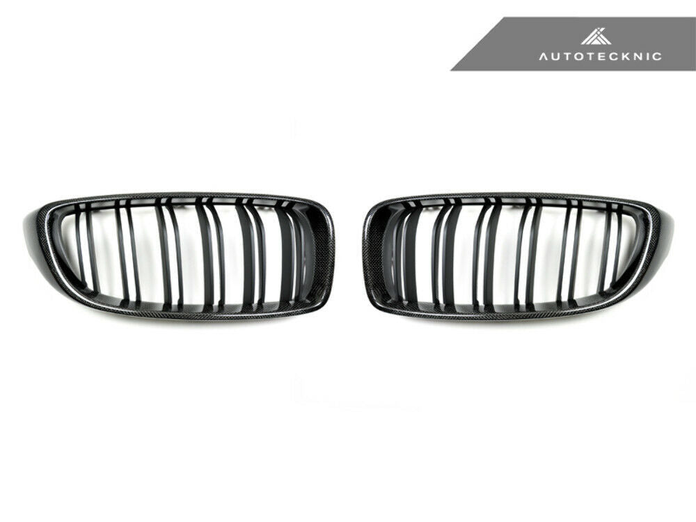 AutoTecknic BM-0175-DS-CF Carbon Fiber Front Grilles F32 F33 F36