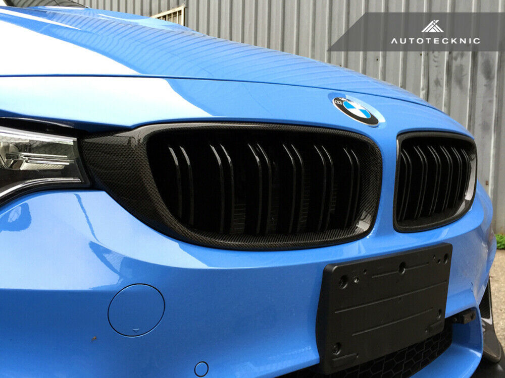 AutoTecknic BM-0175-DS-CF Carbon Fiber Front Grilles F32 F33 F36