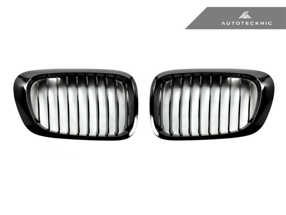 AutoTecknic BM-0030-GB Glazing Black Front Grilles E46 3-Series Coupe