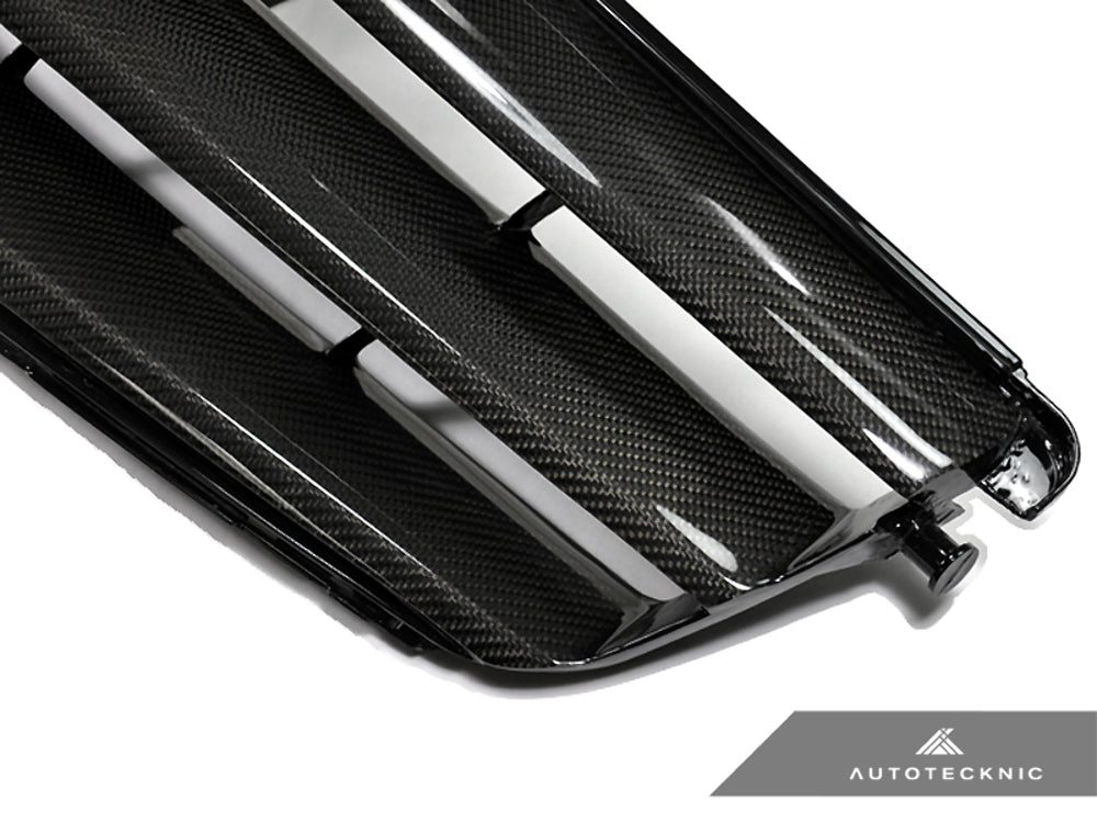 AutoTecknic MB-0168-CF Carbon Fiber Front Grilles W204 C Class