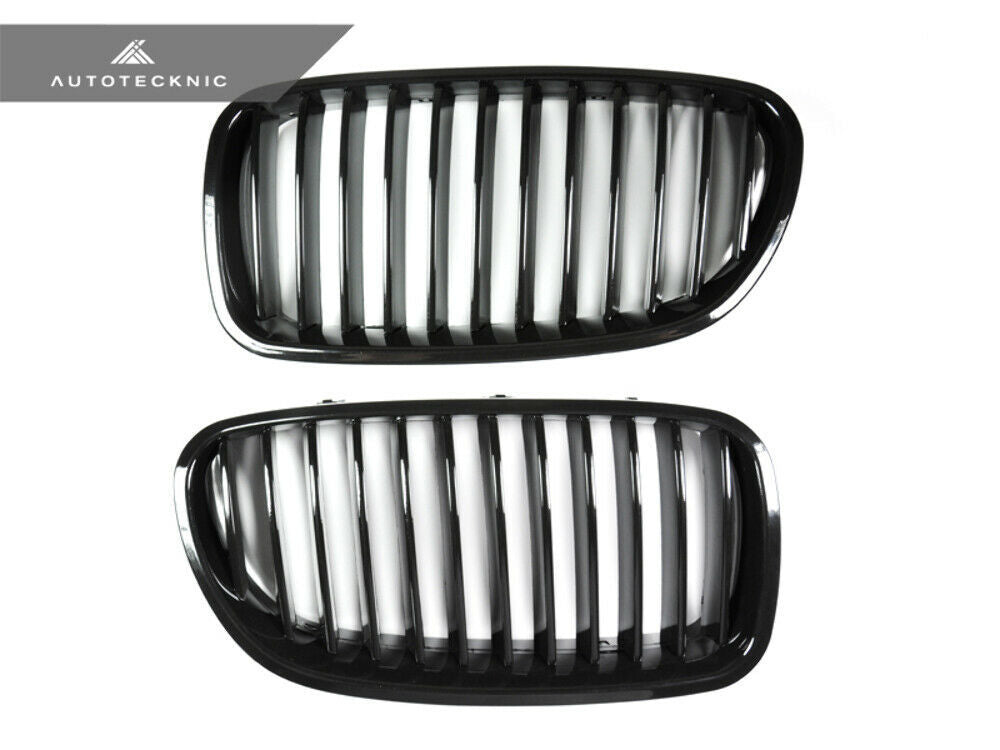 AutoTecknic BM-0067-GB Glazing Black Front Grilles F10 5-Series