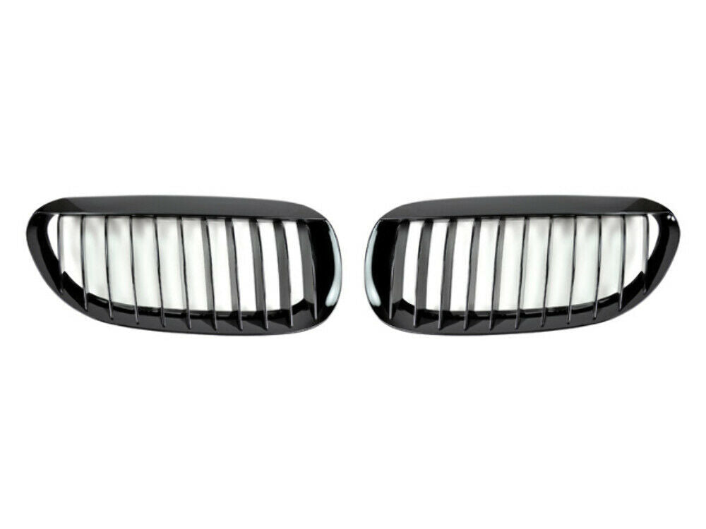 AutoTecknic BM-0180-GB Glazing Black Front Grilles E63 Coupe E64 Cabrio