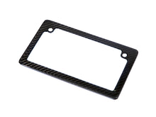 Load image into Gallery viewer, AutoTecknic UN-0007-MC Carbon Fiber License Plate Frame Motorcycle