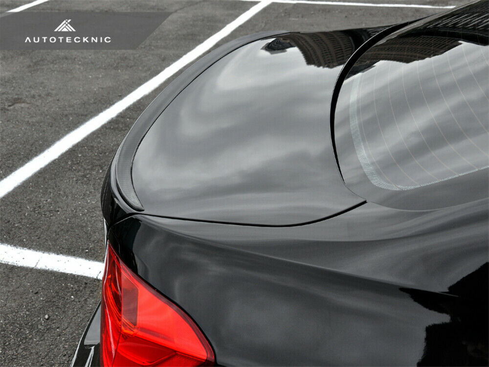 AutoTecknic BM-0260 Carbon Fiber Trunk Lip Spoiler For BMW F30 3-Series Sedan