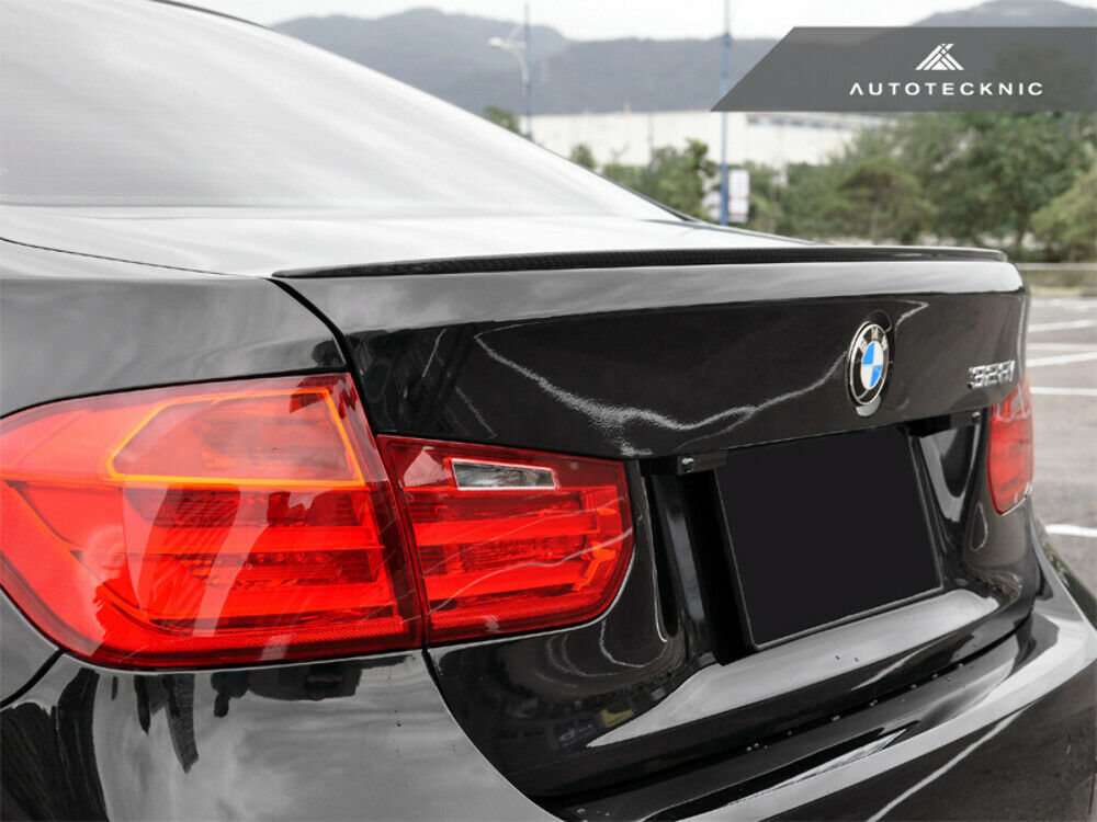 AutoTecknic BM-0260 Carbon Fiber Trunk Lip Spoiler For BMW F30 3-Series Sedan