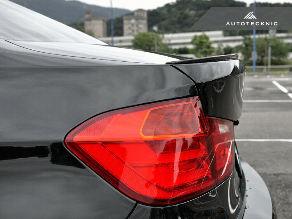 AutoTecknic BM-0260 Carbon Fiber Trunk Lip Spoiler For BMW F30 3-Series Sedan