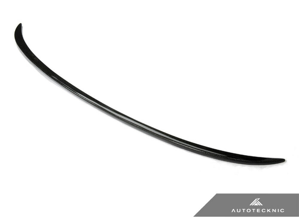 AutoTecknic BM-0190-S Carbon Fiber Trunk Lip Spoiler For BMW E90 3-Series Sedan