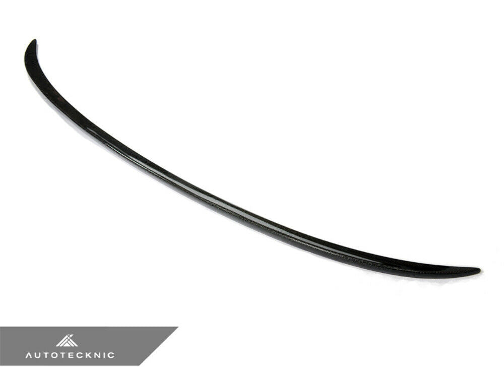 AutoTecknic BM-0190-S Carbon Fiber Trunk Lip Spoiler For BMW E90 3-Series Sedan