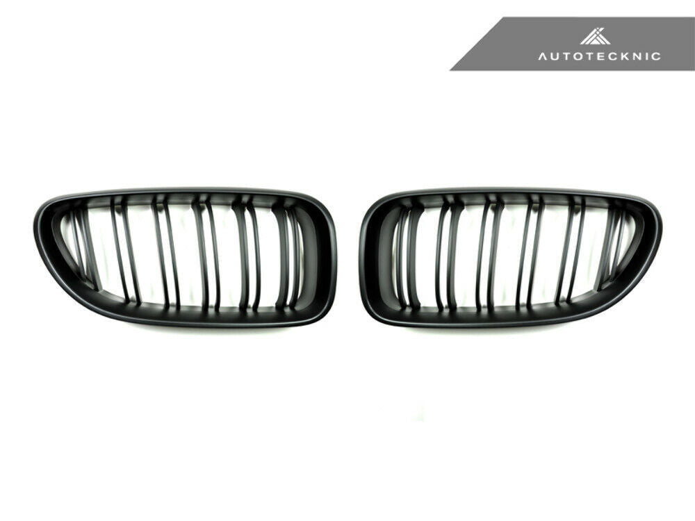 AutoTecknic BM-0612-MB Stealth Black Front Grilles F12/F13 6 Series