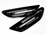 AutoTecknic BM-0073-GB Glazing Black Fender Grilles -F10 M5