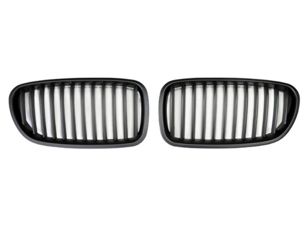 AutoTecknic BM-0067-MB Stealth Black Front Grilles F10 5-Series